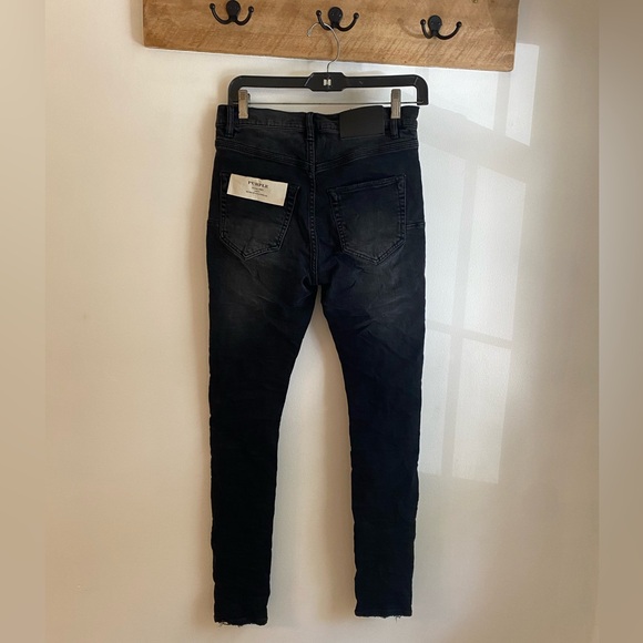 PURPLE BRAND Other - PURPLE BRAND Men’s 28 Button Fly Slim Mid-Rise Black Luxury Jeans P001